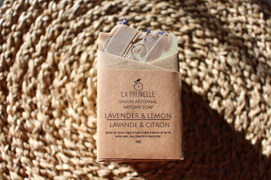 LAVENDER & LEMON ARTISAN SOAP BAR