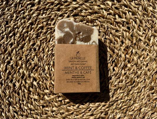 MINT & COFFEE ARTISAN SOAP BAR