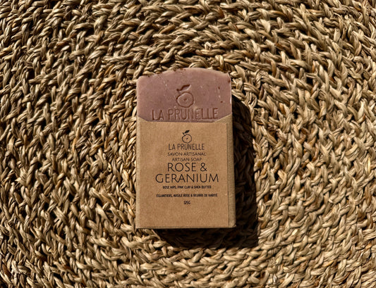 ROSE & GERANIUM ARTISAN SOAP BAR